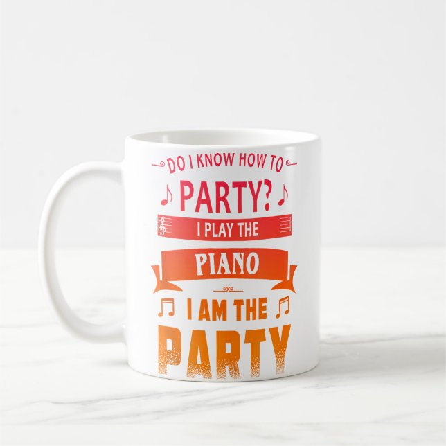 Mug Joueur de piano (Gauche)