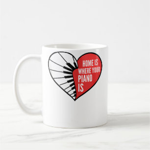 Mug Joueur de piano à la maison