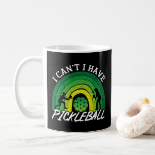 Mug Joueur de Pickleball Je peux avoir Pickleball Rain
