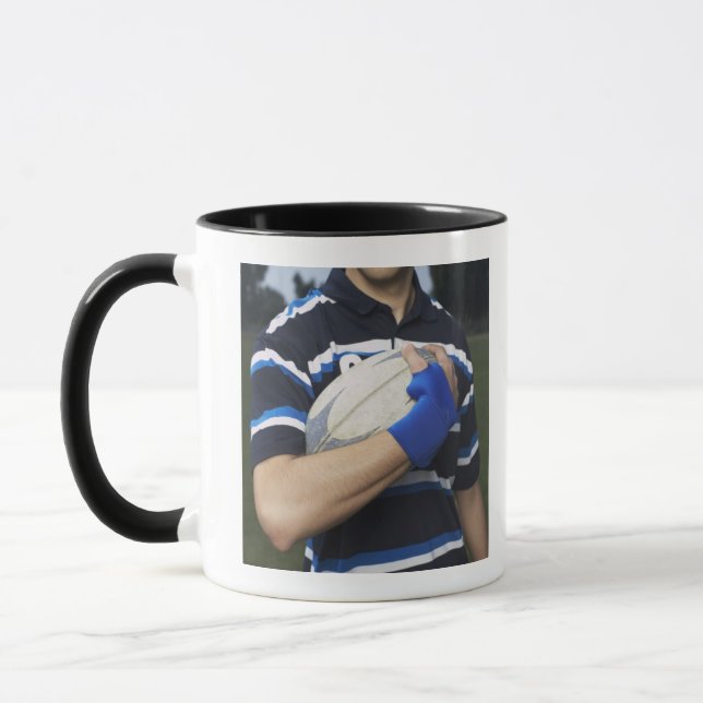 Mug Joueur de rugby avec la boule (Gauche)