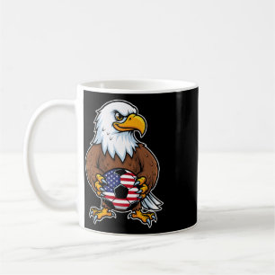 Mug Joueur de soccer American Eagle Holding Ll