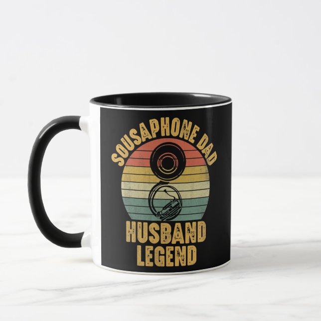 Mug Joueur de sousaphone pour hommes mari drôle papa p (Gauche)