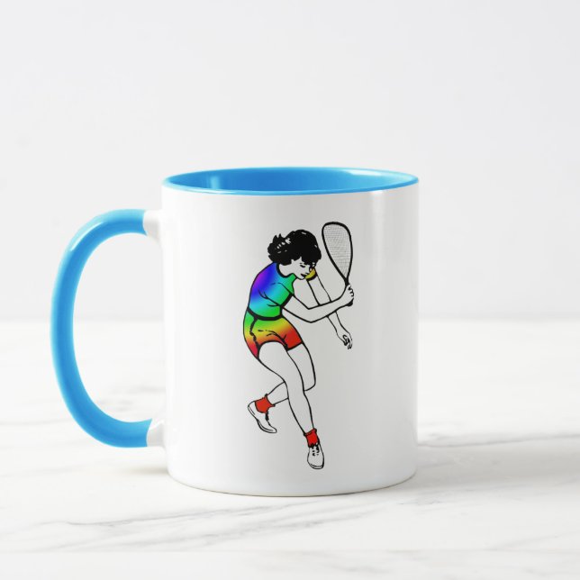Mug Joueur de squash (Gauche)