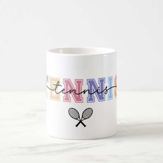 Mug Joueur de tennis Coloré  (Centre)