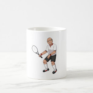 Mug Joueur de tennis supérieur
