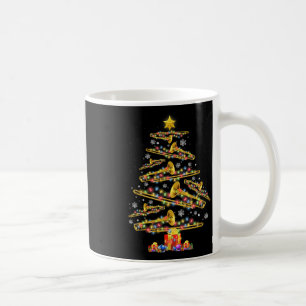 Mug Joueur de trombone de Noël Arbre de Noël Jazz Musi