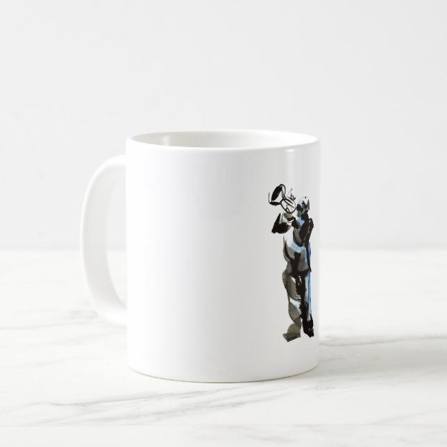 Mug Joueur de trompette (Devant gauche)