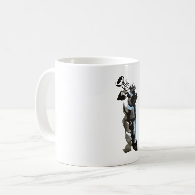 Mug Joueur de trompette (Devant gauche)