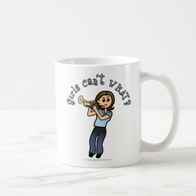 Mug Joueur de trompette de petite fille (Droite)