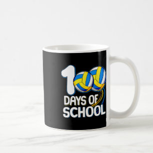Mug Joueur de volley 100 jours d'école 100e jour d'