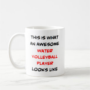 Mug joueur de volley-ball aquatique, génial
