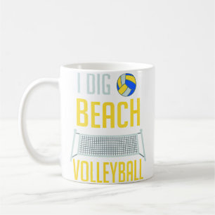 Mug Joueur de Volleyball de Plage Drôle Je Creuse Voll