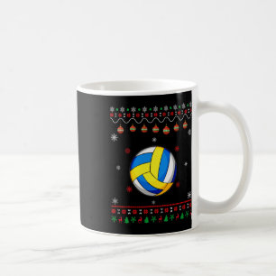 Mug Joueur de volleyball vilain Xmas design correspond