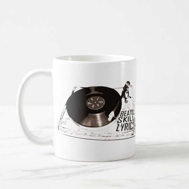 MUG JOUEUR D'ENREGISTREMENT DES LYRIQUES DE COMPÉTENCE (Gauche)
