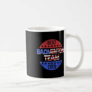 Mug Joueur d'équipe de badminton Jour de l'indépendanc