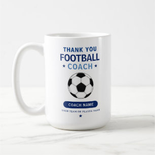 Mug Joueur d'équipe de football moderne Entraîneur