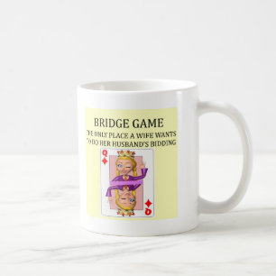 Mug joueur en double de jeu de pont