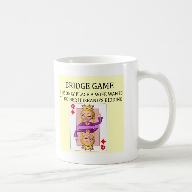 Mug joueur en double de jeu de pont (Droite)
