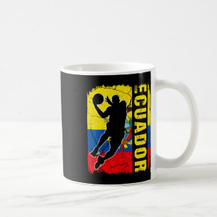 Mug Joueur équatorien Bysketbyll Équateur Drapeau Bysk
