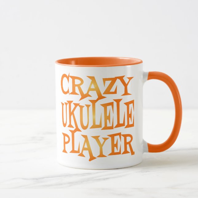 Mug Joueur fou Ukulele (Droite)