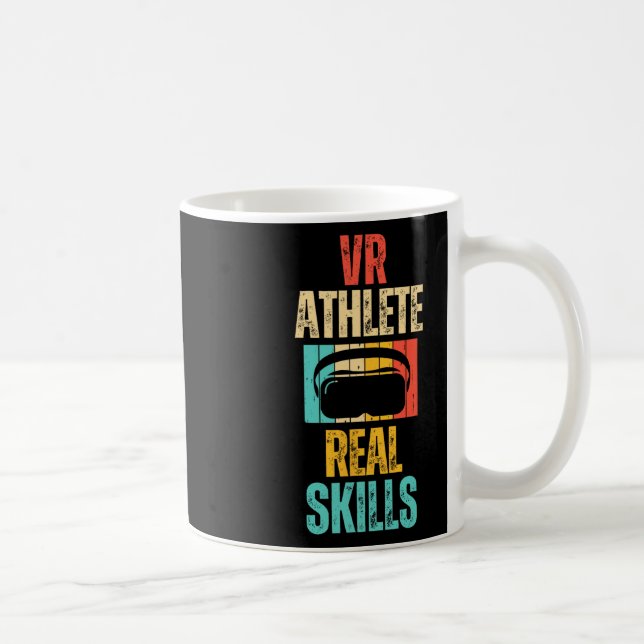 Mug Joueur Geek Athlète de Réalité Virtuelle Jeu Rétro (Droite)