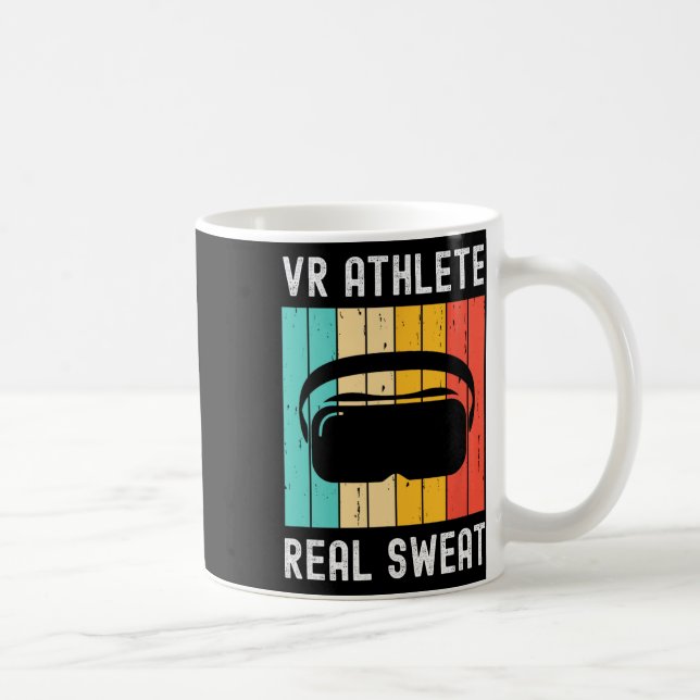 Mug Joueur Geek Athlète de Réalité Virtuelle Jeu Rétro (Droite)