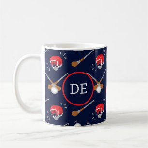 Mug Joueur hurlant Gaelic Sport Monogramme