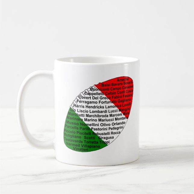 Mug Joueur Italien Américain De Football (Gauche)