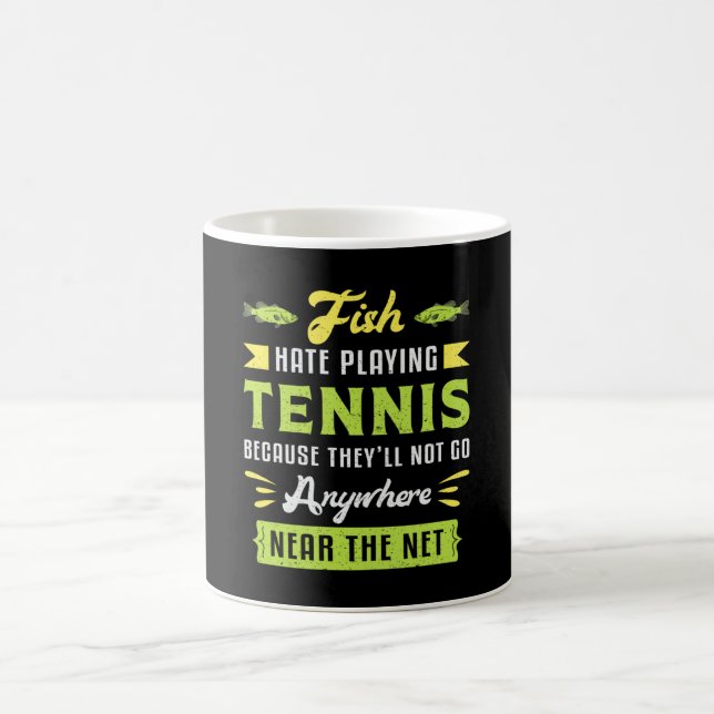 Mug Joueur Match de Tennis Racket Court Sports Drôle C (Centre)