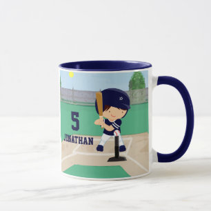 Mug Joueur mignon personnalisé de bande dessinée de