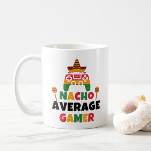 Mug Joueur Moyen Nacho Jeux vidéo Mexicains Cinco De M