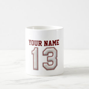 Mug Joueur numéro 13 - points frais de base-ball