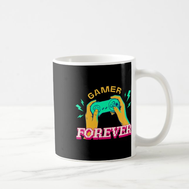 Mug Joueur pour toujours – Conception rétro vintage de (Droite)