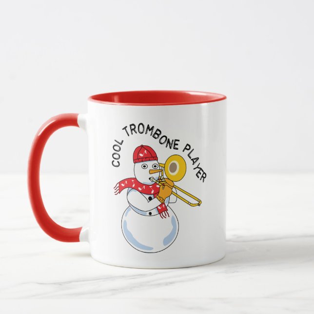 Mug Joueur Trombone cool (Gauche)