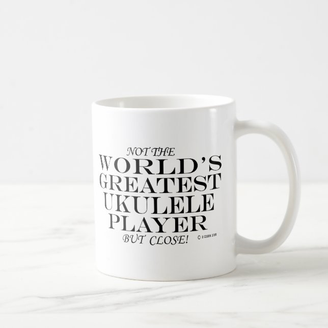 Mug Joueur Ukulele le plus grand fermer (Droite)