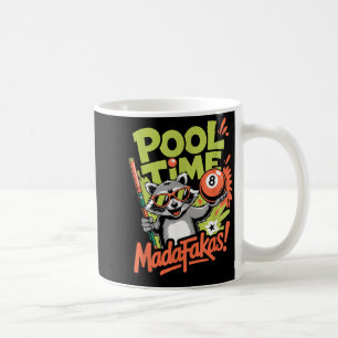 Mug Joueurs de billard Madafakas drôles de ratons lave