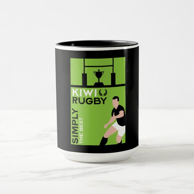 Mug Joueurs de rugby Kiwi NZ Art (Centre)