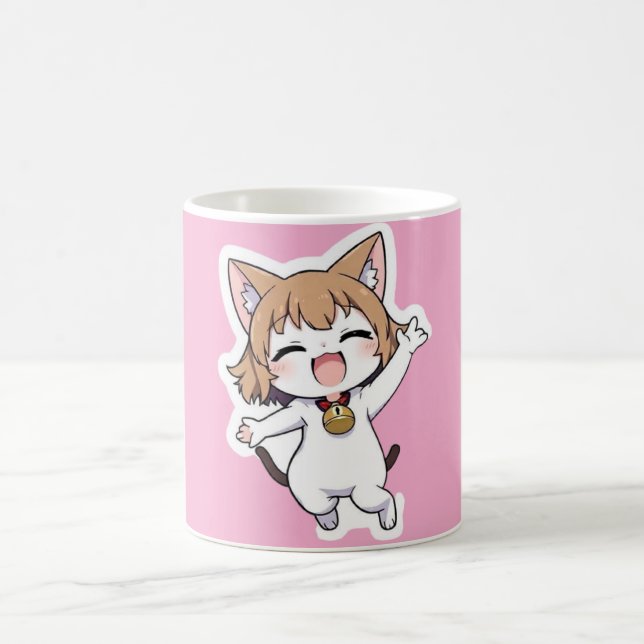 Mug Joueuse Chibi Cat Girl (Centre)
