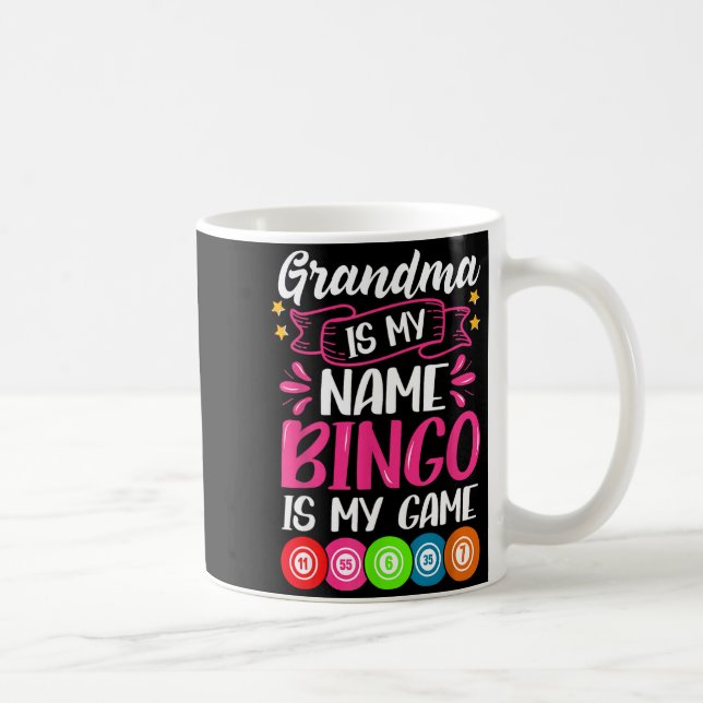 Mug Joueuse de Bingo Mamie Citation de Bingo Drôle Des (Droite)