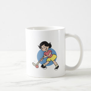 Mug Joueuse de fille d'hockey de champ