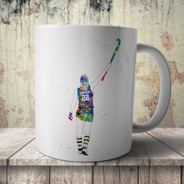 Mug Joueuse de hockey sur gazon (Créateur téléchargé)