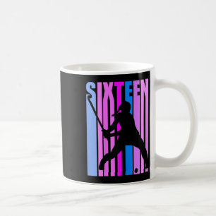 Mug Joueuse de hockey sur gazon 16e anniversaire Fille