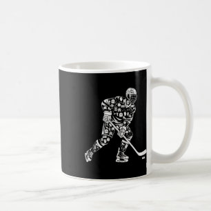 Mug Joueuse de hockey sur glace silhouette Femme Maman