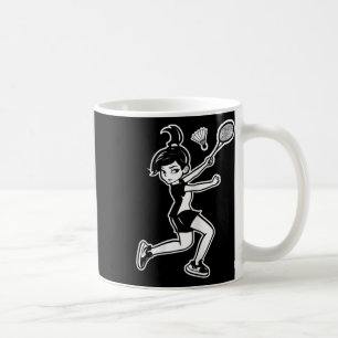 Mug Joueuse de la navette de badminton