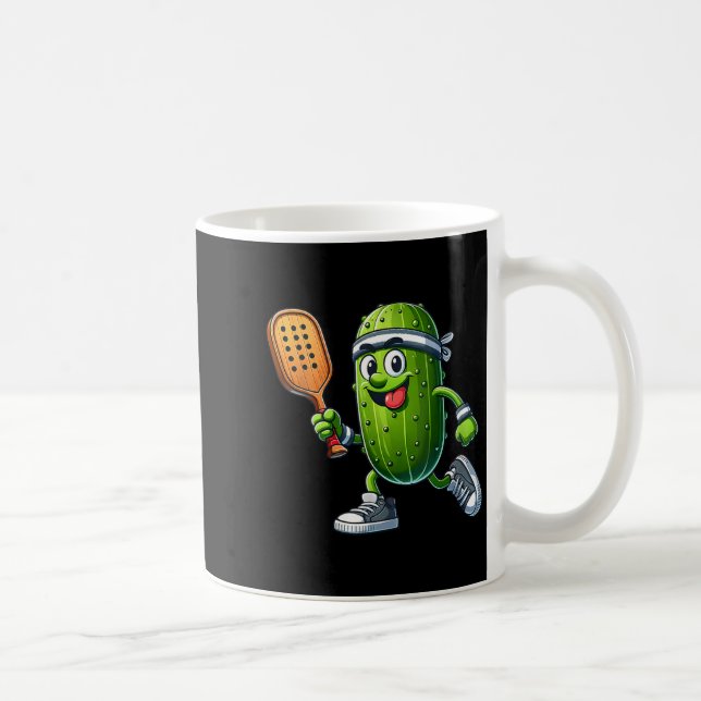 Mug Joueuse de pickleball drôle femme palette pickle (Droite)
