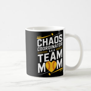 Mug Joueuse de softball, coordinatrice de chaos alias