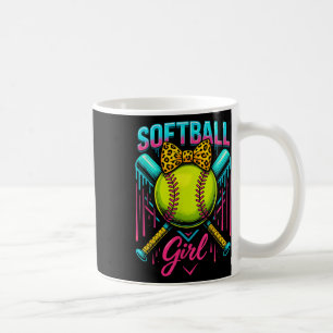 Mug Joueuse de softball fille crème glacée Softball Dr