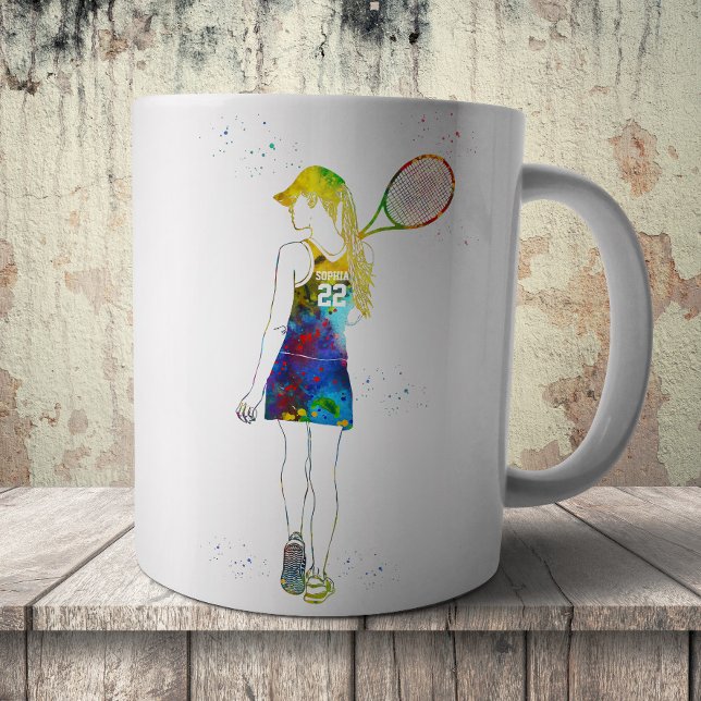 Mug Joueuse de tennis (Créateur téléchargé)