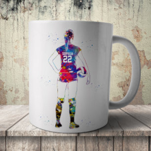 Mug Joueuse de volley-ball féminine