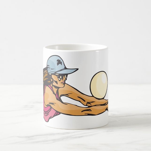 Mug Joueuse de volley-ball féminine (Créateur téléchargé)
